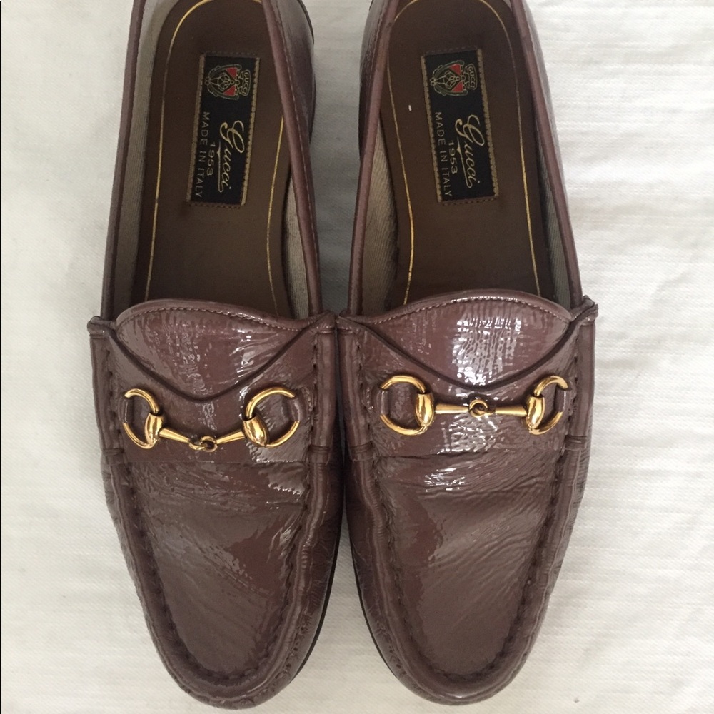 Gucci Patent Leather Flats Size 37